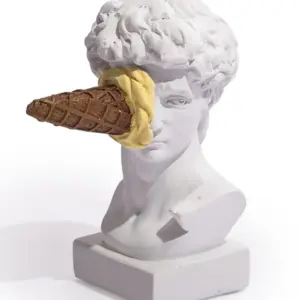 MG Medium David Ice Cream Decorative Bust