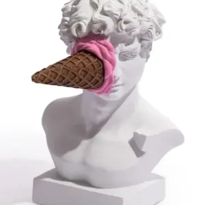 MG Large David Ice Cream Decorative Bust