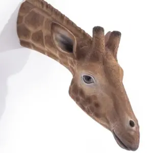 MG Large Giraffe Wall Head