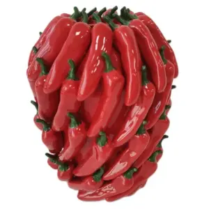 MG Multi Red Chilli Ceramic Vase