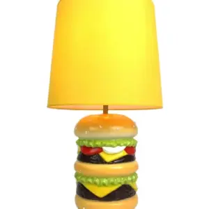 MG Classic Burger Table Lamp w/ Mustard Shade