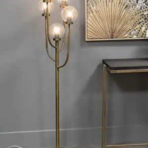 LI Wellesley Five Globe Floor Lamp