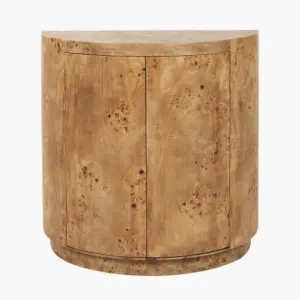 PL Newborough Burr Wood Effect 2 Door Cabinet
