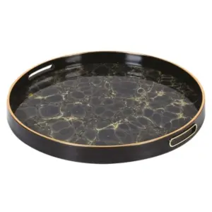 CH Indigo Blue and Gold Mottled Effect Tray