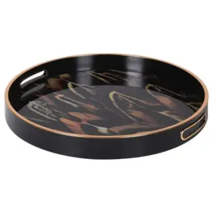 CH Autumnal Feathers Tray