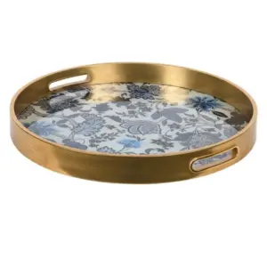 CH Blue Floral Tray