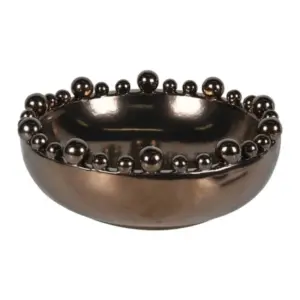 CH Bronze Bobble Edged Bowl