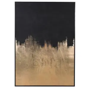 CH Sand to Night Sky Abstract Framed Canvas