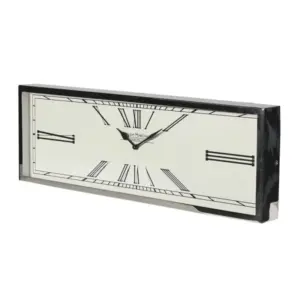 CH Nickel Roman Numeral Clock