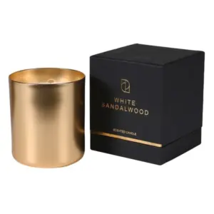 CH White Sandalwood Gold Candle