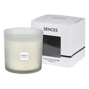 CH Sences White Large Alang Alang 3 Wick Candle