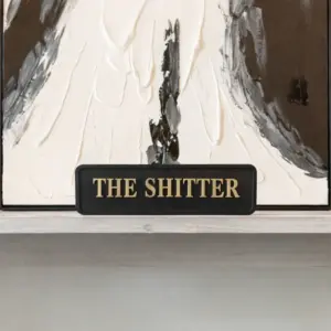 "The Shitter" Black/Gold