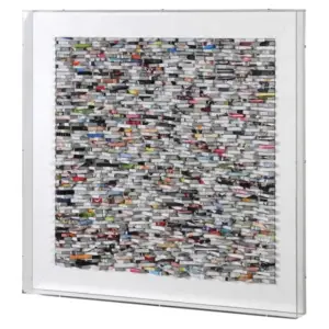 CH Stacked Books Box Framed Wall Art