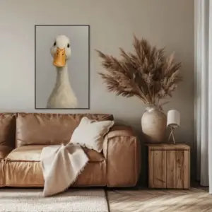 HE Curious Duck Colour Velvet Canvas