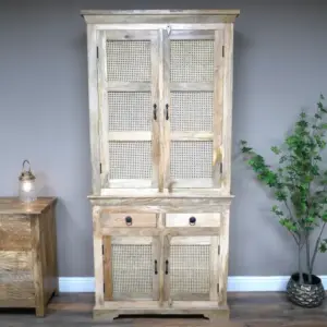 DU Large Rattan Storage Cabinet