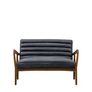 GD Datsun 2 Seater Sofa (Antique Ebony)