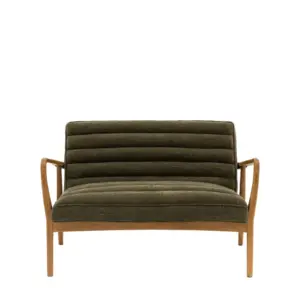 GD Datsun 2 Seater Sofa (Green)