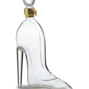 MG Clear Glass High-Heel Shoe Decanter 750ml
