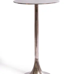 MG Aluminium Raw Nickel Side Table