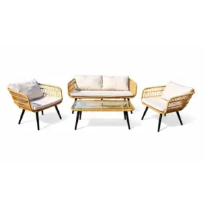 MG Outdoor Bamboo Bohemian Furniture Set