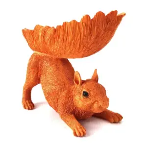 MG Atomic Orange Squirrel Storage Bowl
