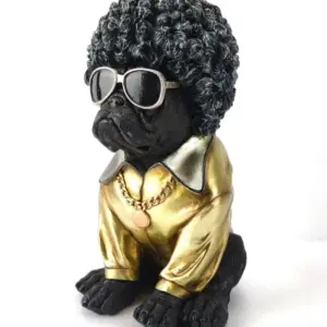 MG "Pug Thug" Dog Ornament
