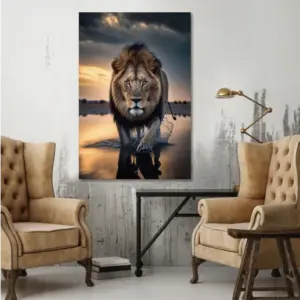 DU Lion Wall Art