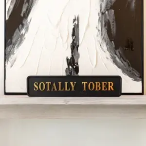 "Sotally Tober" Black/Gold