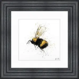 HE Flying Bee Framed Wall Art 55cm