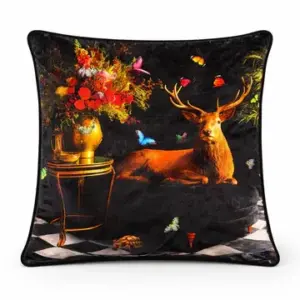 HE Luxury Cushion - Curiosity Stag 2