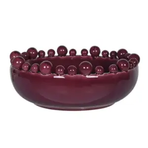 Burgundy Bobble Bowl