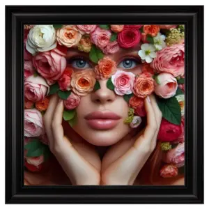 Flower Face Woman