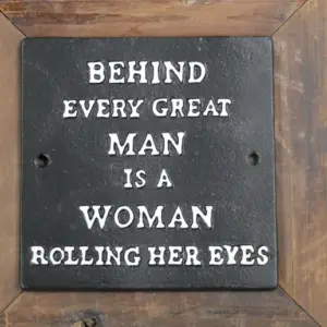 DU Sign - Rolling Her Eyes