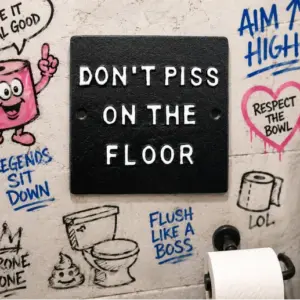 DU Sign - Don't Piss