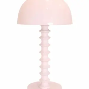 MG Pale Pink Large Ribbed Table Lamp