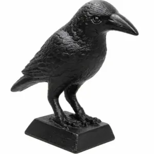 MG Cast Iron Raven Door Stop