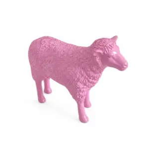 MG Medium Pink Sheep Figure