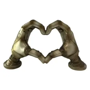 MG "Robot Love" Heart Hands Ornament