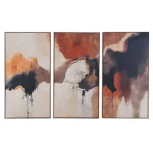 CH Set of 3 Trinity Shades Framed Canvas