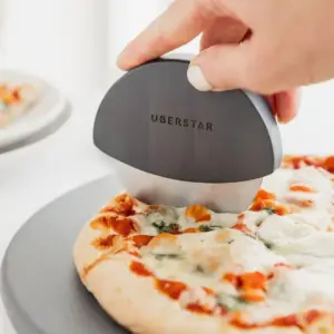US Acacia Pizza Wheel Cutter - Grey