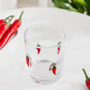 CH Glass Charm Tumblers - Chilli Pepper Edition