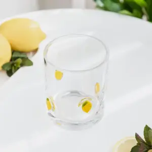 US Glass Charm Tumblers - Lemon Edition