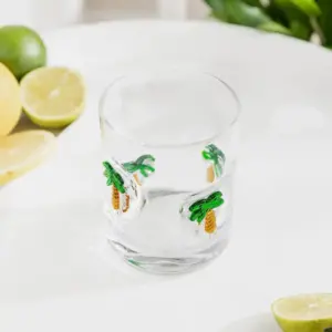 US Glass Charm Tumblers - Lemon Edition