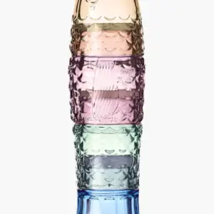 US Fish Stacking Glasses – Rainbow (Set of 4)