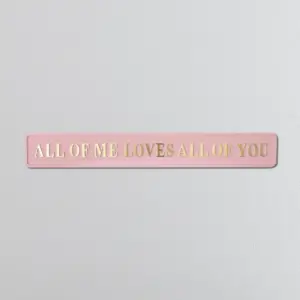 "All Of Me" Pink/Gold