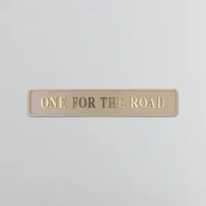 "One For The Road" Pebble/Gold