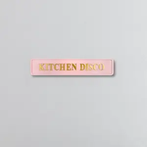 "KITCHEN DISCO" Pink/Gold