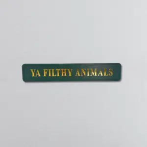 "Ya Filthy Animals" Green/Gold