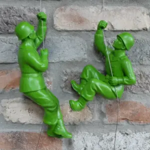 Set Of 2 Hanging Toy Soldiers