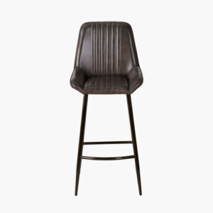 PL Peppercorn Leather Barstool